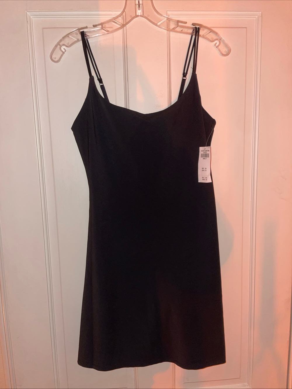 Abercrombie & Fitch Black Strappy Mini Dress NWT Small Built In Shorts $69